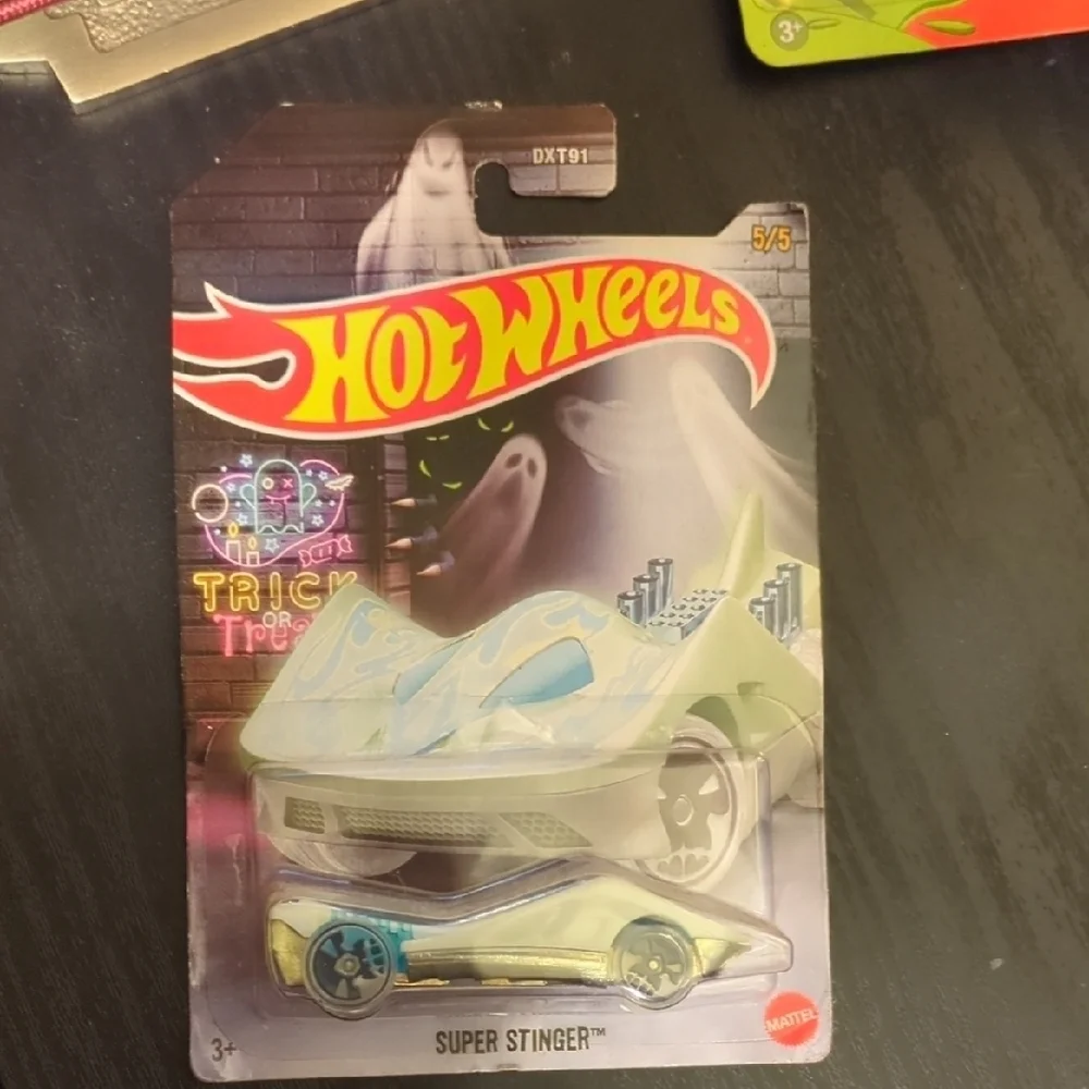 Super Stinger Mattel Green Hot Wheels Futuristic Toy Car